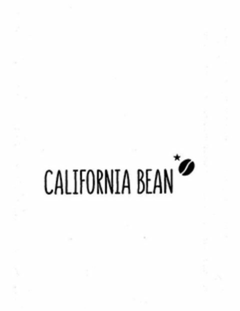 CALIFORNIA BEAN Logo (USPTO, 06/15/2018)