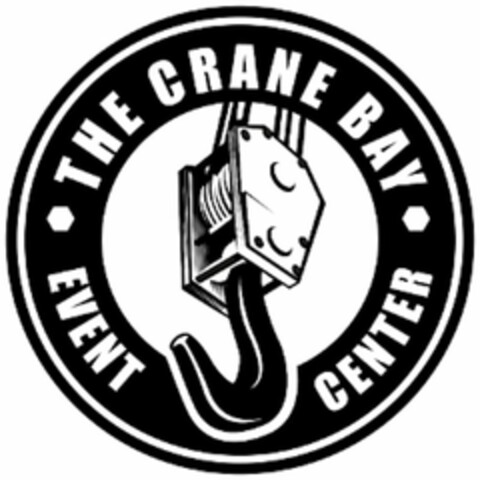 THE CRANE BAY EVENT CENTER Logo (USPTO, 05/23/2019)