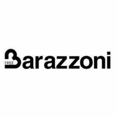 BARAZZONI 1903 Logo (USPTO, 06.06.2019)