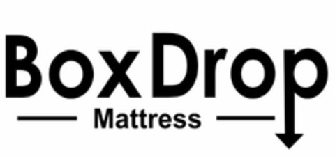 BOXDROP MATTRESS Logo (USPTO, 21.09.2019)