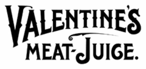 VALENTINE'S MEAT-JUICE. Logo (USPTO, 02.10.2019)