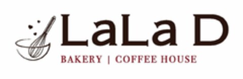 LALA D BAKERY COFFEE HOUSE Logo (USPTO, 25.11.2019)