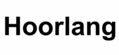 HOORLANG Logo (USPTO, 18.08.2020)