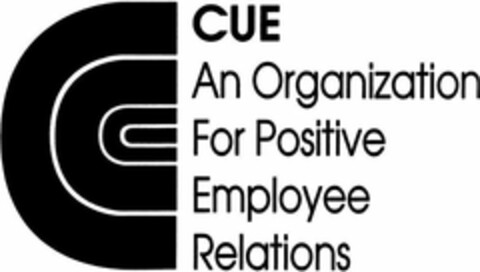 CCC CUE AN ORGANIZATION FOR POSITIVE EMPLOYEE RELATIONS Logo (USPTO, 06/29/2009)