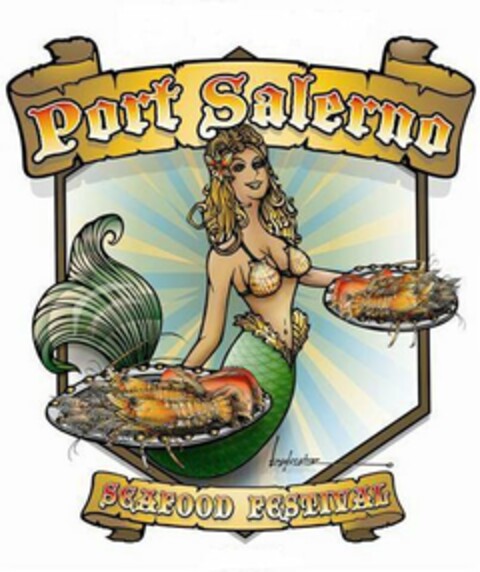 PORT SALERNO SEAFOOD FESTIVAL Logo (USPTO, 05.02.2010)