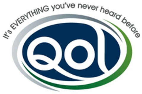 IT'S EVERYTHING YOU'VE NEVER HEARD BEFORE QOL Logo (USPTO, 15.04.2010)
