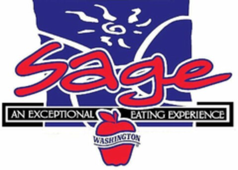 SAGE AN EXCEPTIONAL EATING EXPERIENCE WASHINGTON Logo (USPTO, 01.03.2011)