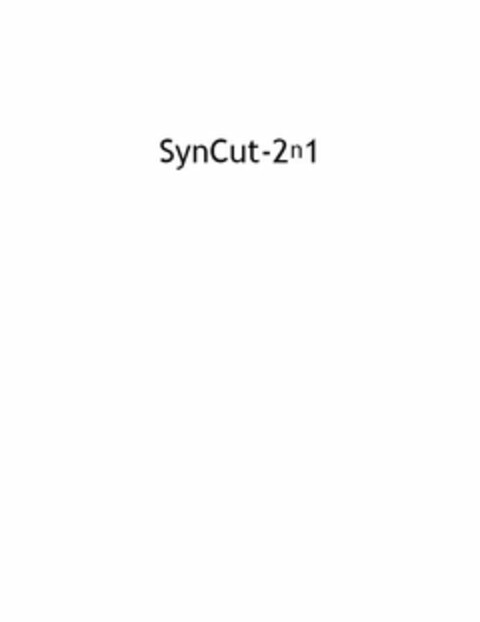 SYNCUT-2N1 Logo (USPTO, 16.03.2011)