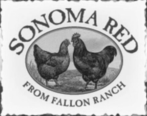 SONOMA RED FROM FALLON RANCH Logo (USPTO, 06/07/2011)