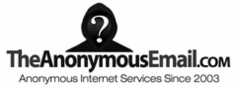 ? THEANONYMOUSEMAIL.COM ANONYMOUS INTERNET SERVICES SINCE 2003 Logo (USPTO, 24.08.2011)