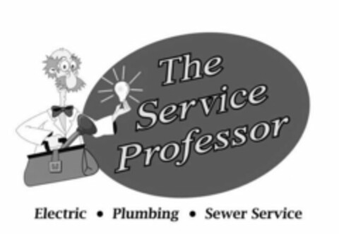 THE SERVICE PROFESSOR ELECTRIC · PLUMBING · SEWER SERVICE Logo (USPTO, 06.04.2012)