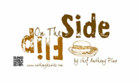 ON THE FLIP SIDE BY CHEF ANTHONY PINO WWW.ANTHONYDAVIDS.COM Logo (USPTO, 29.07.2012)