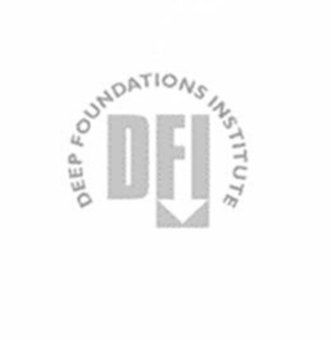 DFI DEEP FOUNDATIONS INSTITUTE Logo (USPTO, 12/20/2012)