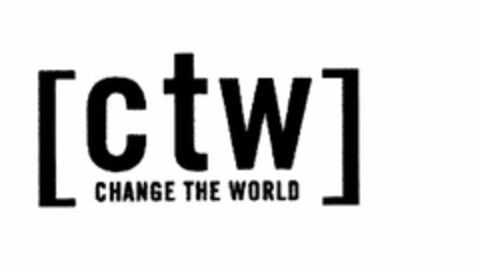 CTW CHANGE THE WORLD Logo (USPTO, 02/14/2013)