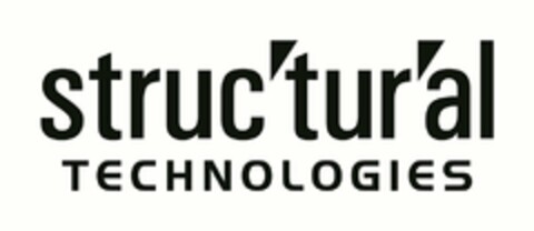 STRUC'TUR'AL TECHNOLOGIES Logo (USPTO, 05.09.2013)