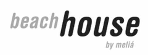 BEACH HOUSE BY MELIÁ Logo (USPTO, 19.09.2013)
