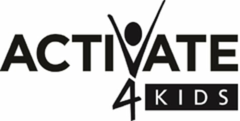 ACTIVATE 4 KIDS Logo (USPTO, 19.09.2013)