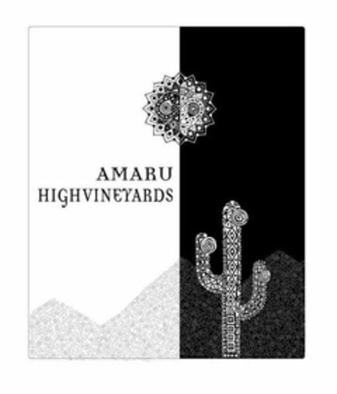 AMARU HIGHVINEYARDS Logo (USPTO, 24.10.2013)