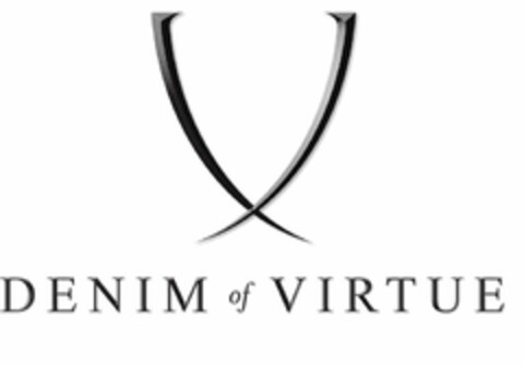 V DENIM OF VIRTUE Logo (USPTO, 03.12.2013)