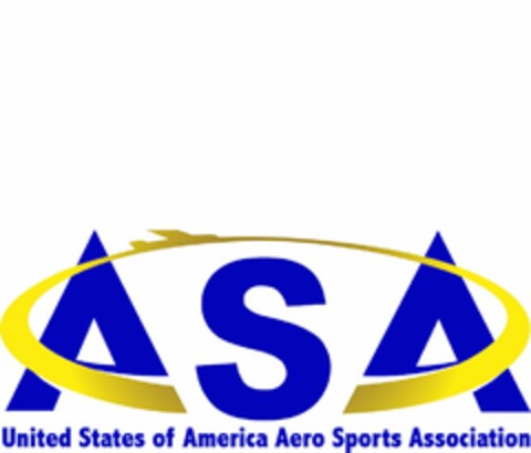 ASA UNITED STATES OF AMERICA AERO SPORTS ASSOCIATION Logo (USPTO, 09/22/2014)