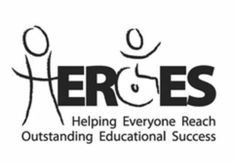 HEROES HELPING EVERYONE REACH OUTSTANDING EDUCATIONAL SUCCESS Logo (USPTO, 29.09.2014)