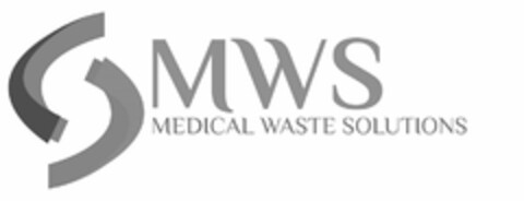 MWS MEDICAL WASTE SOLUTIONS Logo (USPTO, 07/28/2015)