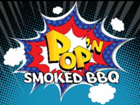 POP'N SMOKED BBQ Logo (USPTO, 03.01.2016)