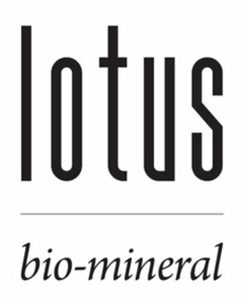 LOTUS BIO-MINERAL Logo (USPTO, 13.12.2016)