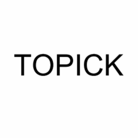 TOPICK Logo (USPTO, 03/23/2017)
