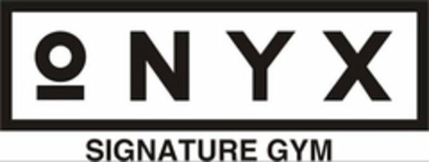 ONYX SIGNATURE GYM Logo (USPTO, 28.08.2017)