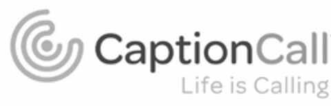 CAPTIONCALL LIFE IS CALLING Logo (USPTO, 10/17/2017)