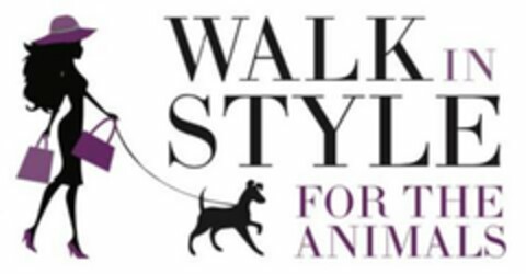 WALK IN STYLE FOR THE ANIMALS Logo (USPTO, 13.11.2017)
