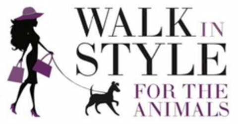 WALK IN STYLE FOR THE ANIMALS Logo (USPTO, 11/13/2017)