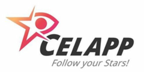CELAPP FOLLOW YOUR STARS! Logo (USPTO, 23.02.2018)