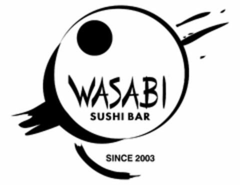 WASABI SUSHI BAR SINCE 2003 Logo (USPTO, 23.05.2018)