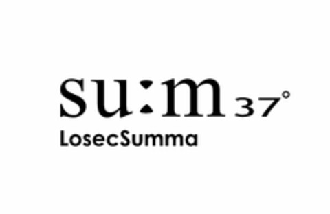 SU:M 37 LOSECSUMMA Logo (USPTO, 07/20/2018)