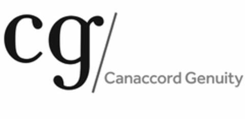 CG/CANACCORD GENUITY Logo (USPTO, 25.02.2019)