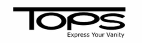 TOPS EXPRESS YOUR VANITY Logo (USPTO, 04/25/2019)