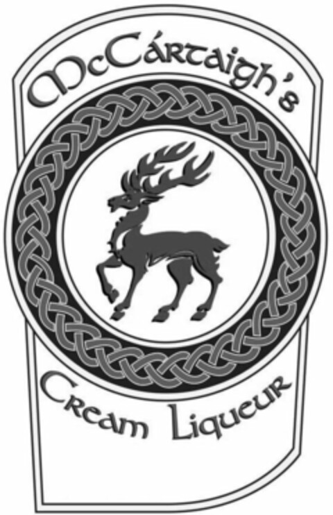 MCCÁRTAIGH'S CREAM LIQUEUR Logo (USPTO, 14.10.2019)