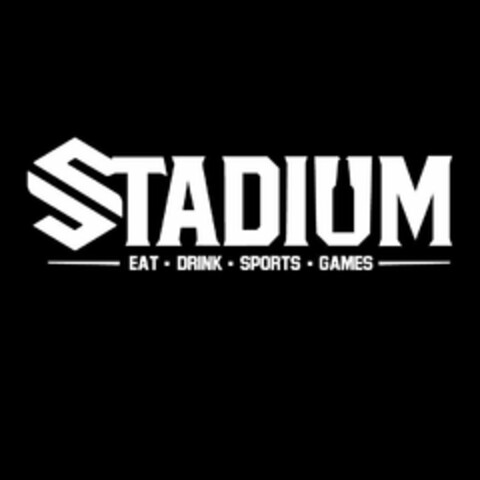 STADIUM - EAT - DRINK - SPORTS - GAMES - Logo (USPTO, 05/19/2020)