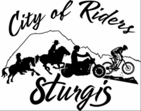 CITY OF RIDERS STURGIS Logo (USPTO, 01.06.2020)