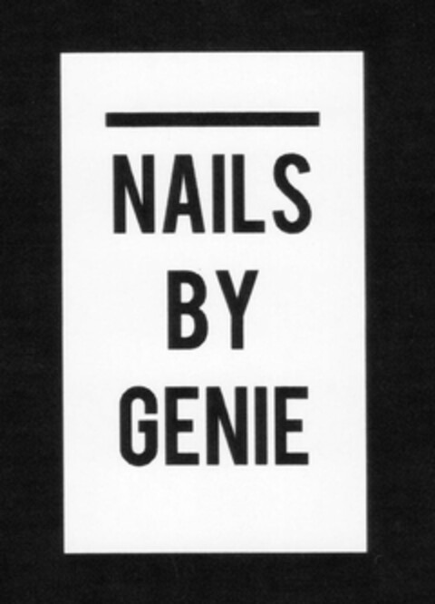 NAILS BY GENIE Logo (USPTO, 03.07.2020)