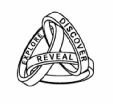 EXPLORE DISCOVER REVEAL Logo (USPTO, 08/13/2020)