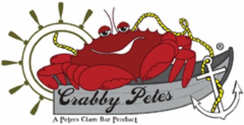 CRABBY PETES A PETERS CLAM BAR PRODUCT Logo (USPTO, 30.03.2009)