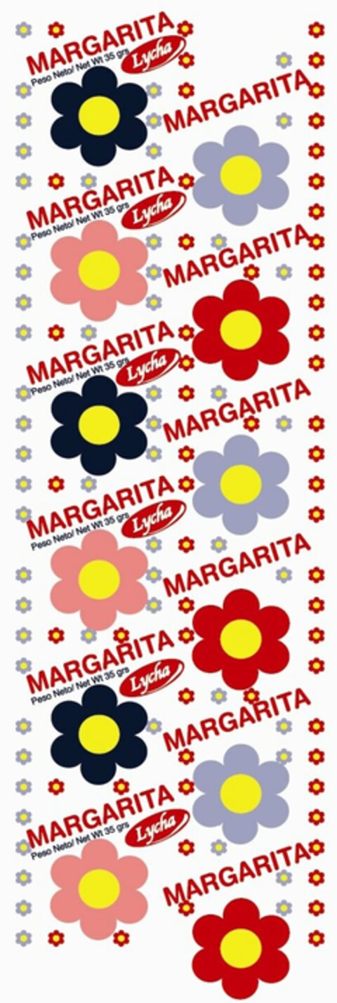 MARGARITA LYCHA PESO NETO/ NET WT 35 GRS Logo (USPTO, 03.09.2009)