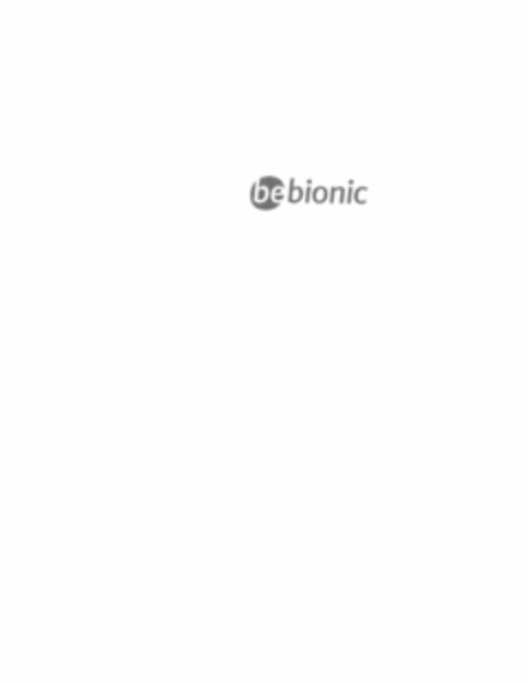 BE BIONIC Logo (USPTO, 06.10.2009)