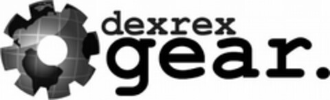 DEXREX GEAR. Logo (USPTO, 27.10.2009)