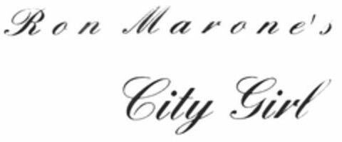 RON MARONE'S CITY GIRL Logo (USPTO, 15.12.2009)