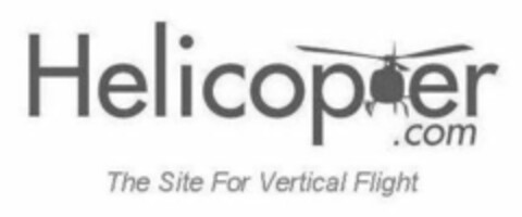 HELICOPTER.COM THE SITE FOR VERTICAL FLIGHT Logo (USPTO, 18.02.2010)