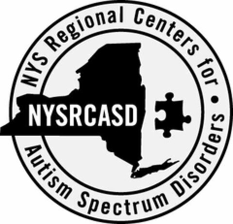 NYSRCASD NYS REGIONAL CENTERS FOR · AUTISM SPECTRUM DISORDERS Logo (USPTO, 12.08.2010)